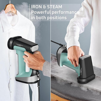 Rowenta Handheld Steamer for Clothes, Pure Force 2in1 Steamer & Iron, - Image 6