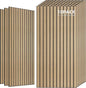 TO-TH Wood-Look Acoustic Wall Panels, 10 Pack 47.2” x 23.6” Sound Panels by TO-TH