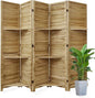 Partition Room Dividers, Folding Wood Privacy Screen by Svimi