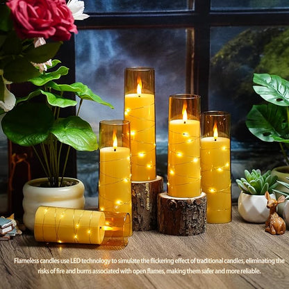 Flickering Flameless LED Candles, Battery Operated Candles 24 Pcs - Image 4