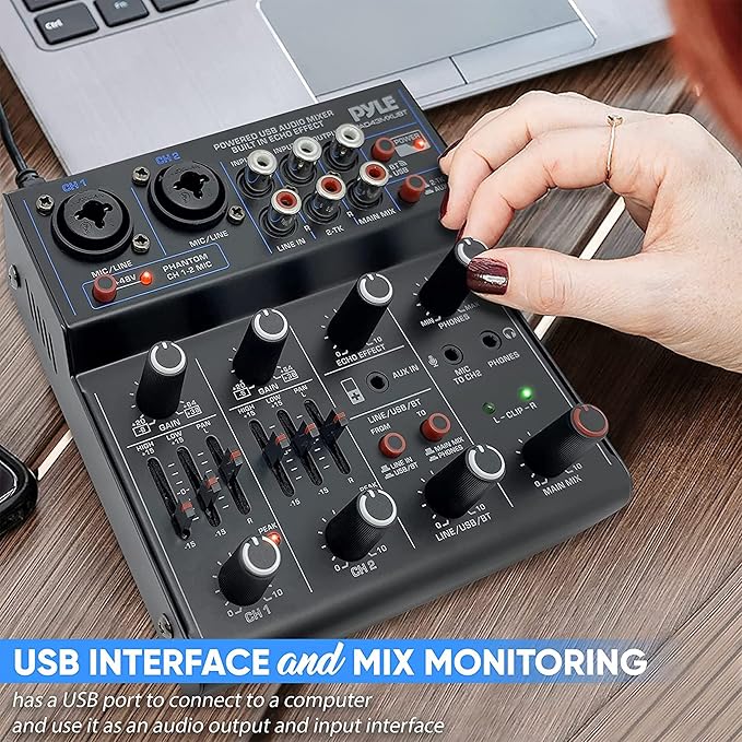Pyle Professional Wireless DJ Audio Mixer - Image 7