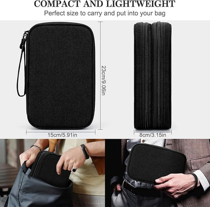 FYY Electronic Organizer, Large Travel Cable Organizer Bag Pouch Electronic - Image 2