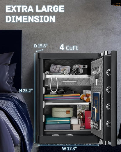 Luxury Large Biometric Safe, Jewelry Safes - Image 2