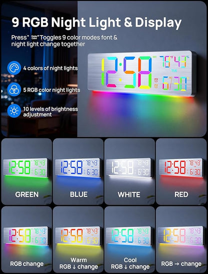 18.5" Large Digital Wall Clock - Image 3