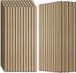 AUTORIFIC Wood Veneer Sound Panels, 10 Pack 47.2”x23.6” Wall Panels, Decorative by AUTORIFIC