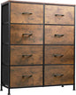 WLIVE Fabric Dresser for Bedroom, Tall Dresser by WLIVE