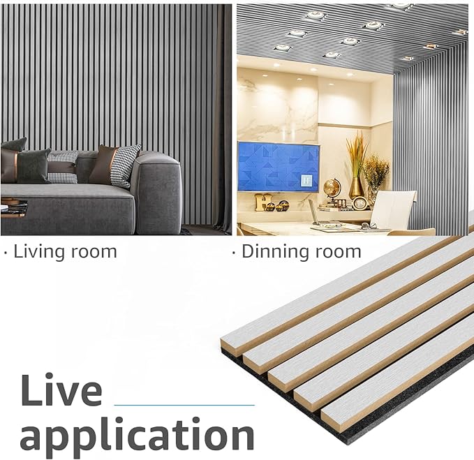 Art3d 4-Piece Wood Slat Acoustic Panels - Image 6
