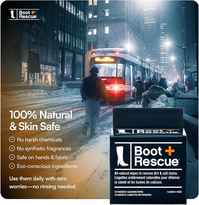 Boot Rescue cleaning wipes for leather and suede boots - Image 5
