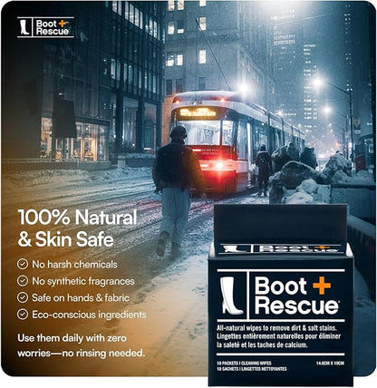 Boot Rescue cleaning wipes for leather and suede boots - Image 5