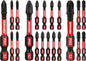 Anti-Slip Hex PH1/PH2/PH3 Insert Driver Bits 20 Pack 2 in. Impact Tough by GEINXURN