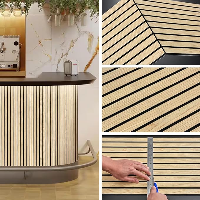 ARMURO Wood Slat Wall Panel 2 PCS - Image 9