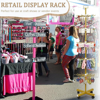 Exttlliy Retail Display Stand 5 Tier Metal Spinning Display Rack - Image 5