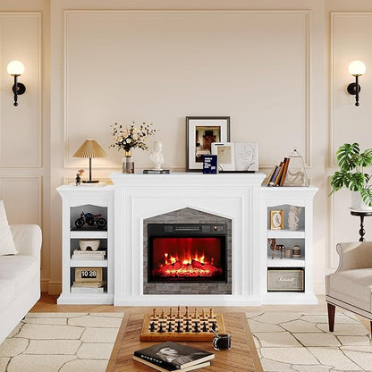 Naice 80" Electric Fireplace - Image 4