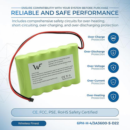 Replacement Battery+Tool for ADT DSC IMPASSA 9057 SCW9055 SCW9057 BH7236-SS - Image 7