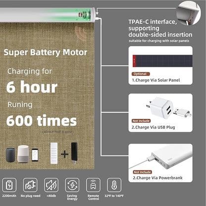Motorized Blinds Roller Shade - Image 5