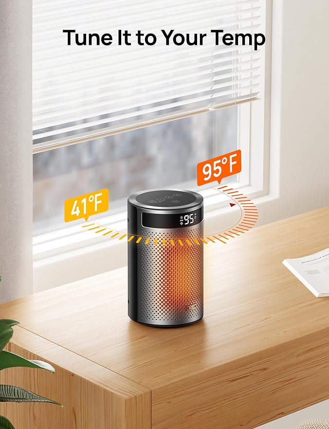 DREO Space Heaters for Indoor Use, Portable Heater - Image 6