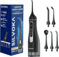 Water Flosser for Teeth, Cordless Oral Irrigator, Portable Dental Flosser by SILVOKA