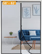 Yotache Top Middle Anti-Tearing Magnetic Screen Door Fits Door Size 58 x 82 by yotache