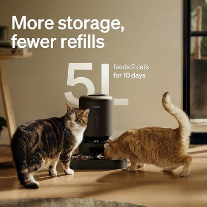 PETLIBRO Automatic Cat Feeder for 2 Cats, 5G&2.4G WiFi Pet Feeders, 5L - Image 9