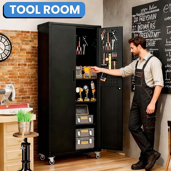 Garage Metal Storage Cabinet - Image 2