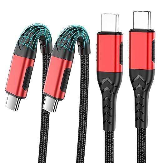 Durcord USB C Cable, Type C to Type C Charger Braided Compatible by Durcord