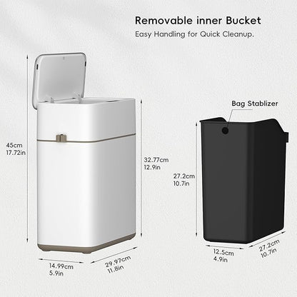 EKO Automatic Bathroom Trash Can - Image 7