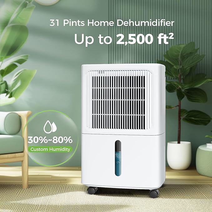 2, 500 Sq.Ft Dehumidifier for Basement - Image 2