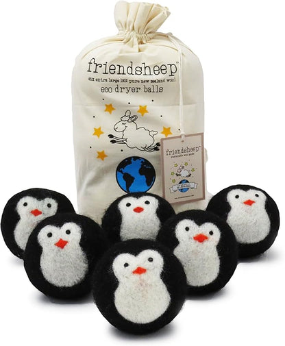 Friendsheep Wool Dryer Balls, Organic Reusable Fabric Softener Alternative by Friendsheep