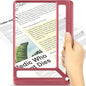 5X Full Page Magnifying Glass for Reading, Lightweight Rectangular Magnifier by AKKYCVS