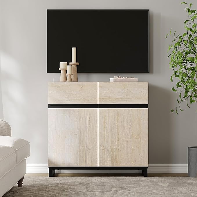 Wampat Modern TV Stand for 40 inch TVs, Entertainment Center Console - Image 3