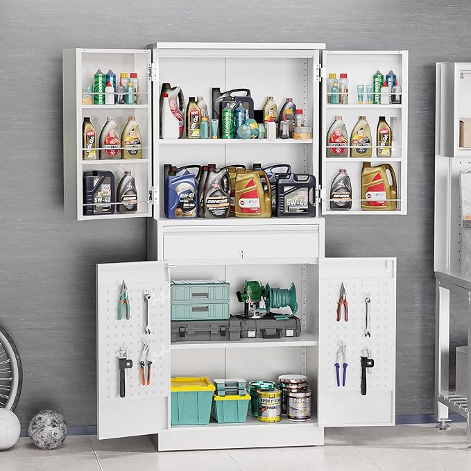 VINGLI Metal Storage Cabinet - Image 6