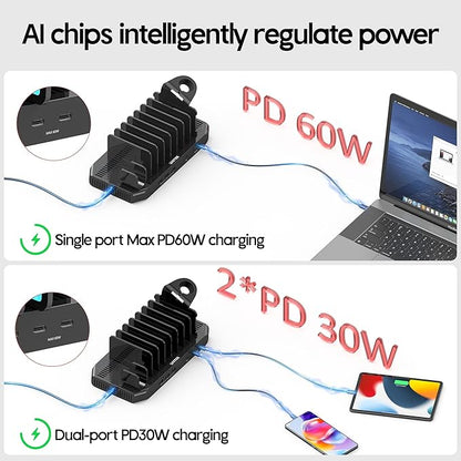 Unitek USB C Charging Station for Multiple Devices Apple - Image 3