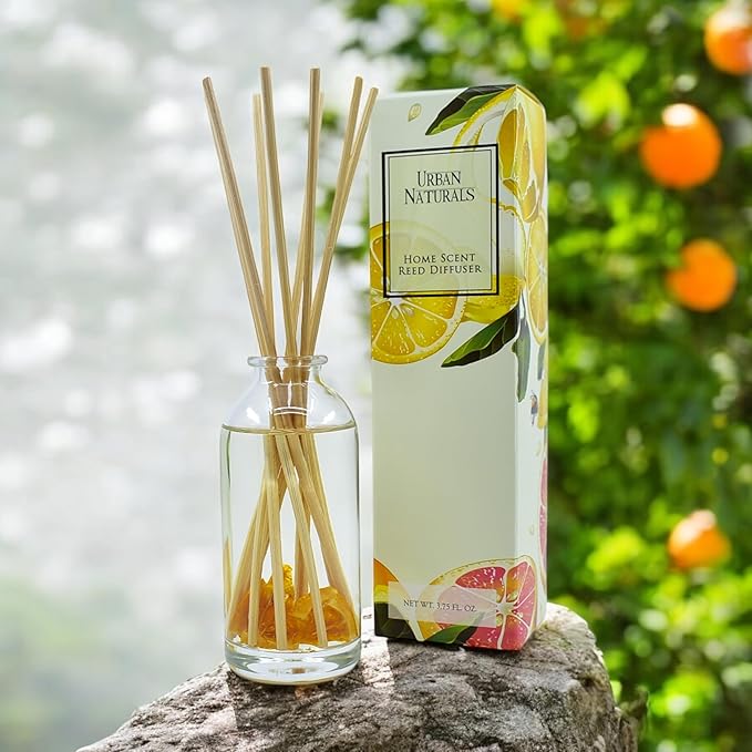Urban Naturals Citrus Bliss Mandarin Orange & Grapefruit Essential Oil Reed - Image 3