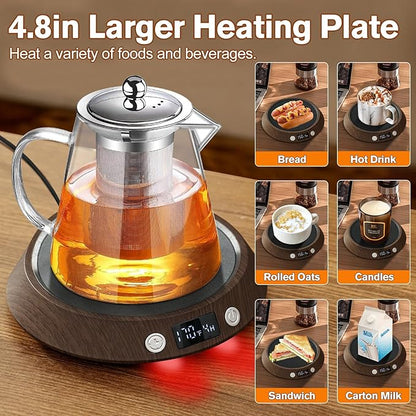 Kepwam Coffee Mug Warmer – 55W Fast Heating Coffee Warmer, 3 Temperature - Image 6