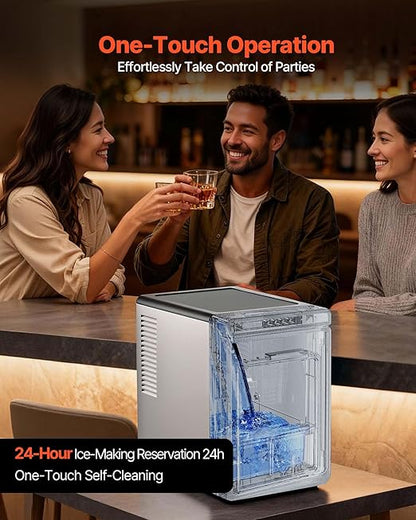 VEVOR Countertop Ice Maker, 22 lbs per Day, Self-Cleaning Portable Machine - Image 5