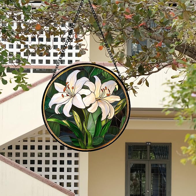CRISGIF Stained Glass Window Hanging - Image 5