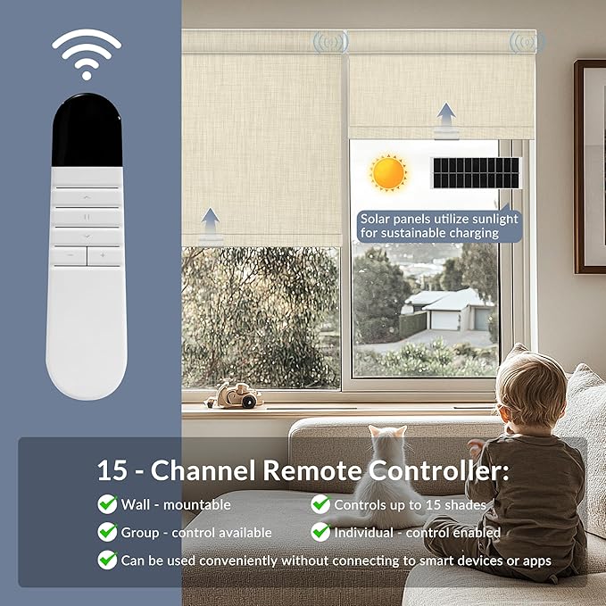 Boolegon Motorized Roller Blinds - Image 3