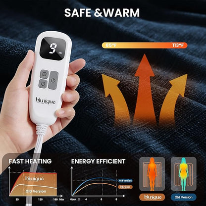 Heated Throw Blanket, Fasting Heating - Image 3