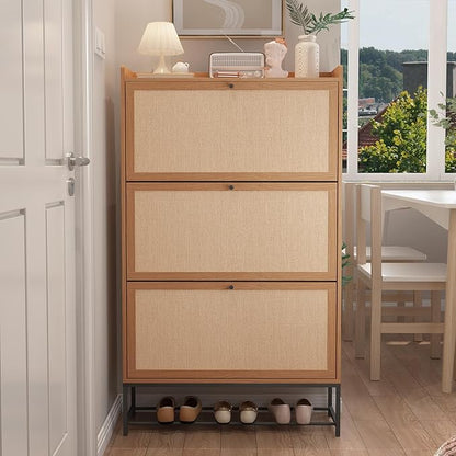 AVZEAR Narrow Shoe Storage Cabinet - Image 9