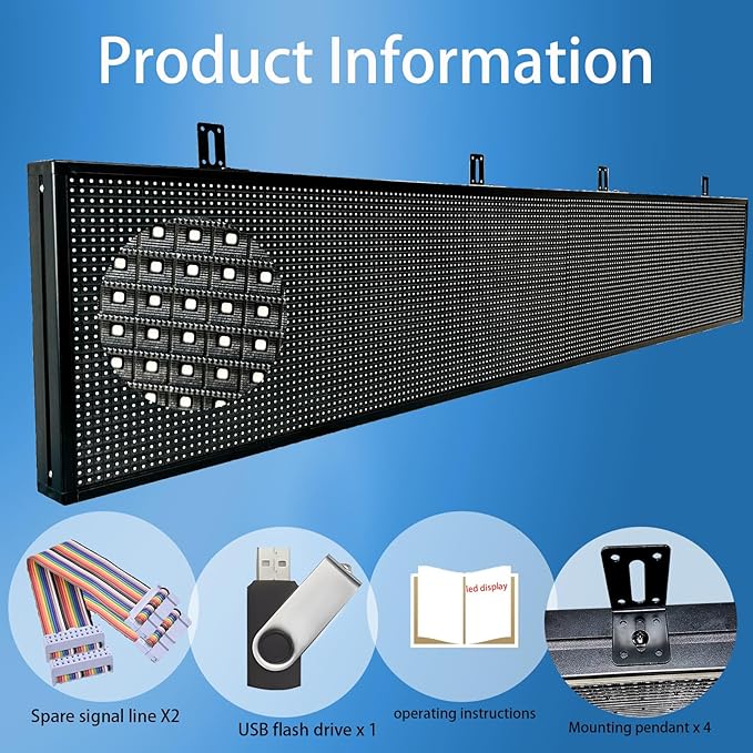 P10 Outdoor Led Sign Programmable Scrolling Digital Display Screen Message - Image 9