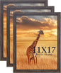 TKYGU 11x17 Picture Frame Set of 3, Wooden Frame 11by17 Wall Gallery Poster by TKYGU