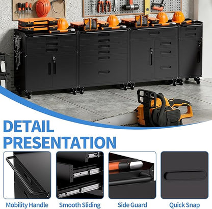 Metal Garage Storage Cabinet - Image 4