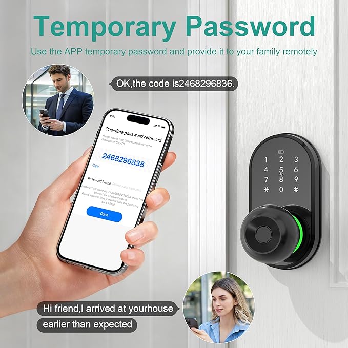 Smart Door Lock Keyless Entry Door Lock - Image 8