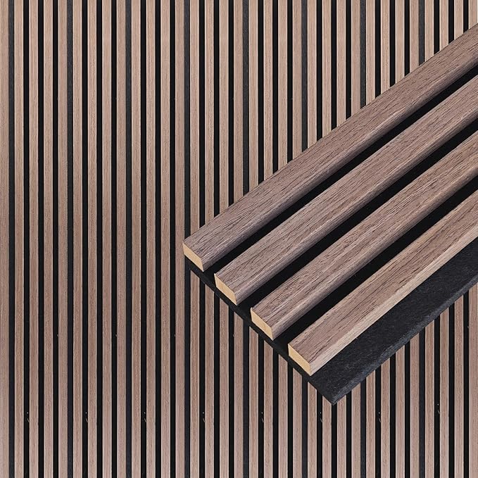 NeatiEase Wood Wall Panels, 9 Feet Acoustic Slat Wall Panels - Image 6