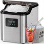Nugget Ice Makers Countertop, Portable Pebble Ice Machine by Landeagle