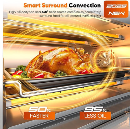 Nuwave Bravo Pro Convection Air Fryer Toaster Oven Combo, 2025 New and Improved - Image 3