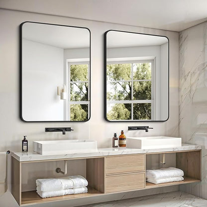 FORBATH Bathroom Mirror 30" X 40", Large Rectangular Wall Mirror - Image 4