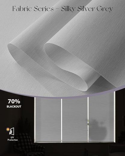 Graywind Motorized Silky Light Filtering Shades Compatible - Image 5
