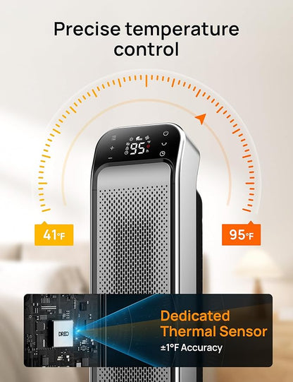 DREO Space Heater Indoor, 3 Modes, Overheating & Tip-Over Protection, Electric - Image 7