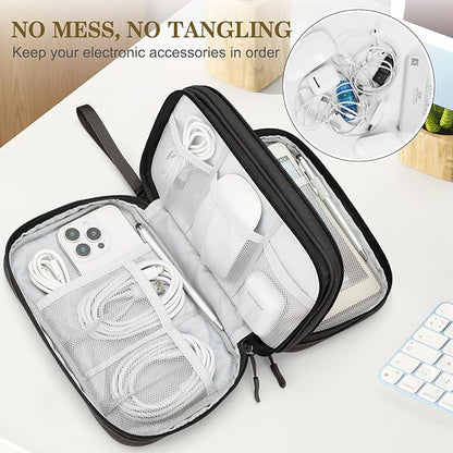FYY Electronic Organizer, Large Travel Cable Organizer Bag Pouch Electronic - Image 5